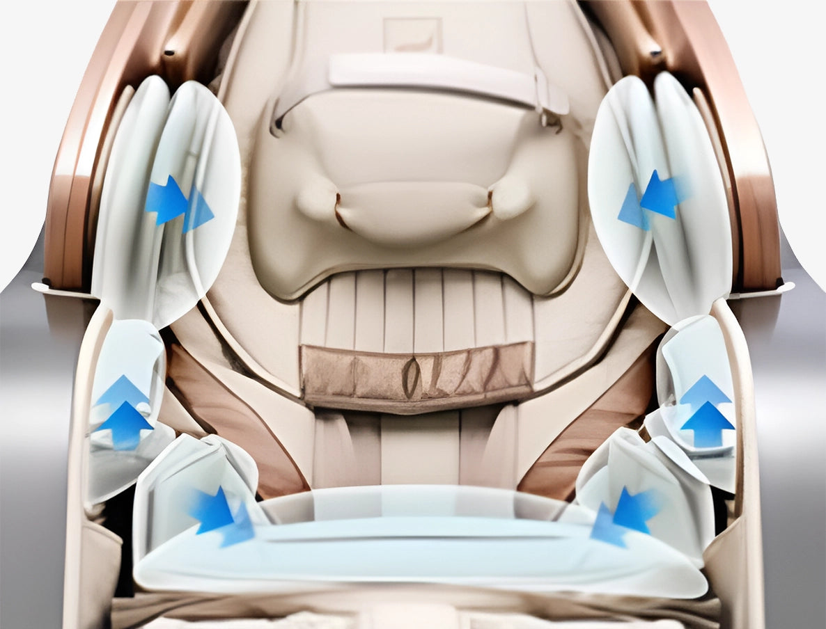 Bodyfriend Phantom Rovo massage chair with advanced air compression massage system and full body relaxation