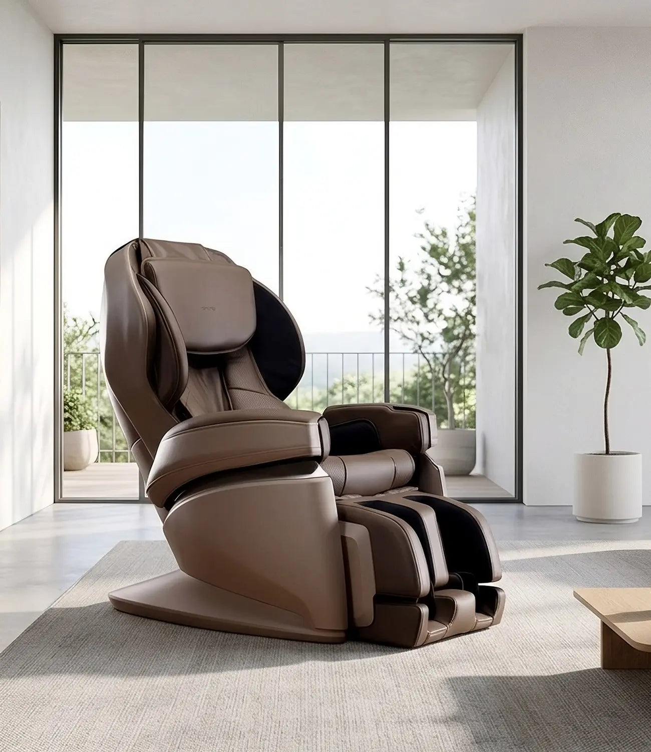 Fujiiryoki JP-2000 ergonomic massage chair with full-body comfort features