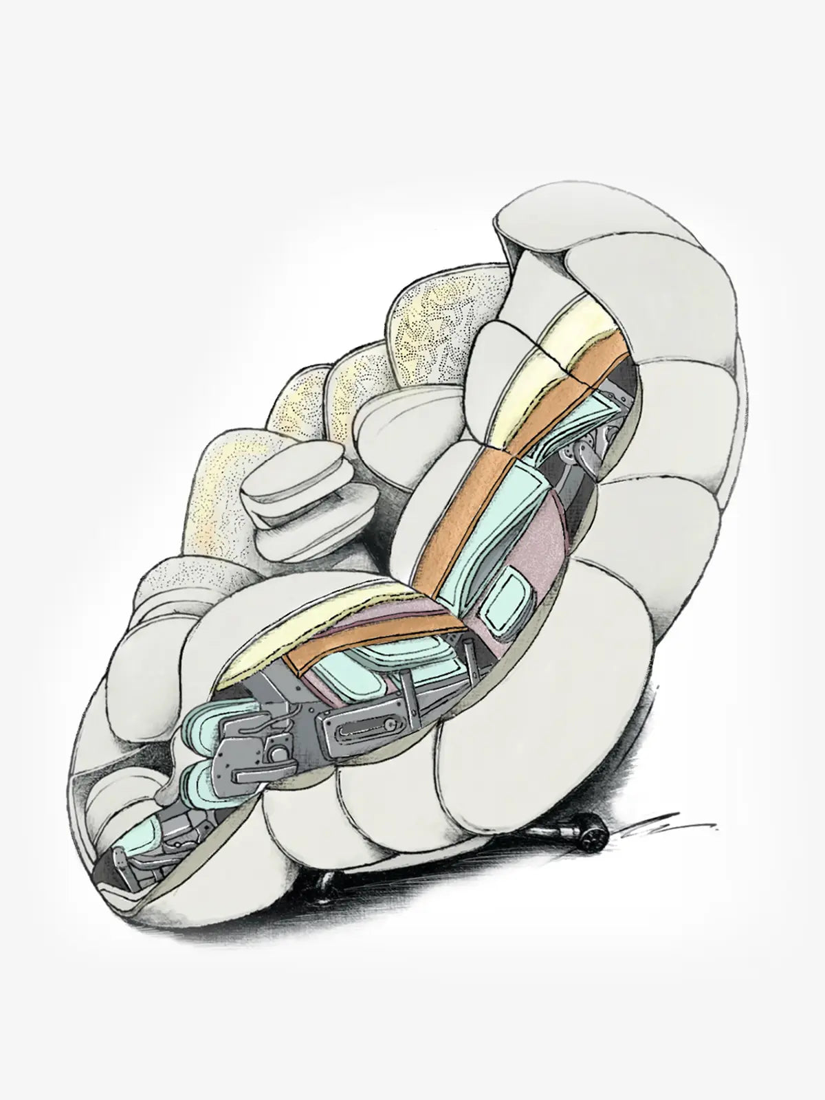 Inada iCocoon Massage Chair – Full Body Massage with Immersive Design