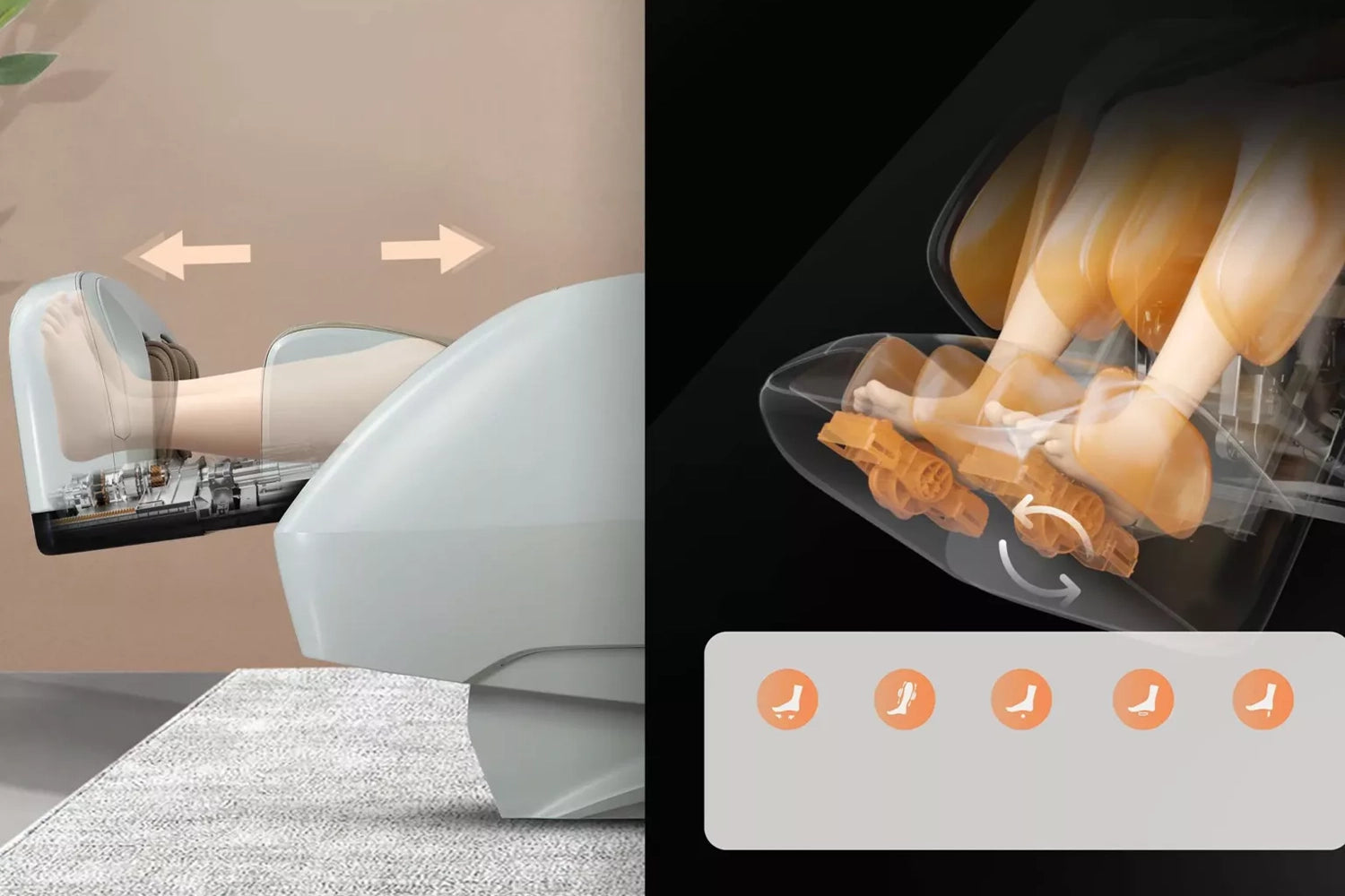 B Well Supreme luxury massage chair featuring customizable massage programs and heat therapy