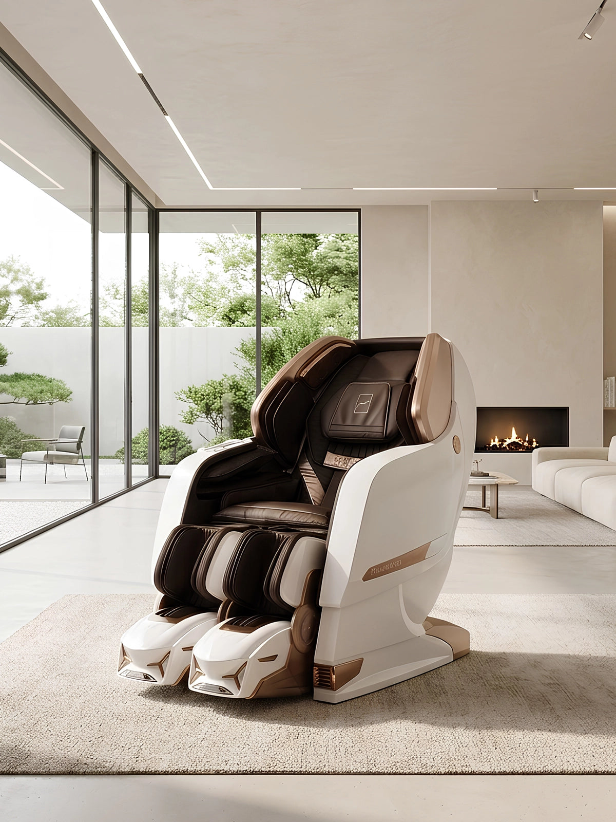 Modern Bodyfriend Phantom Rovo massage chair with reflexology foot massage and air compression technology