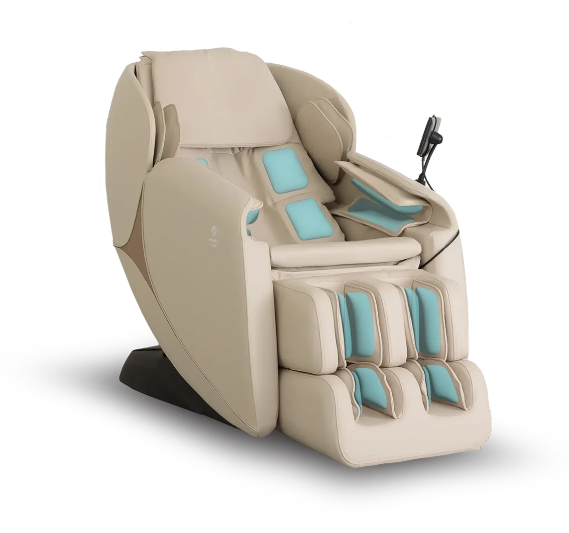 Modern Inada iFit massage chair with therapeutic massage programs for everyday stress relief