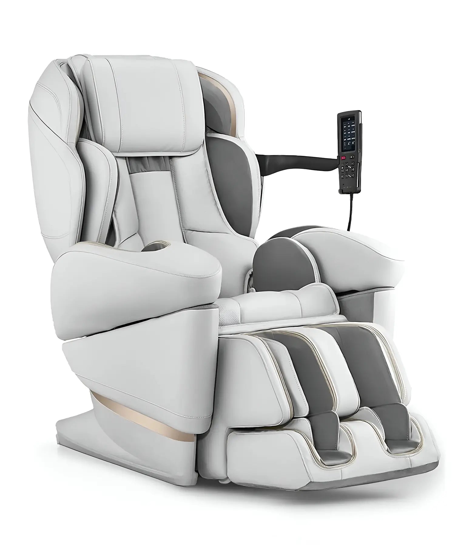 Fujiiryoki JP3000 White massage chair for home wellness